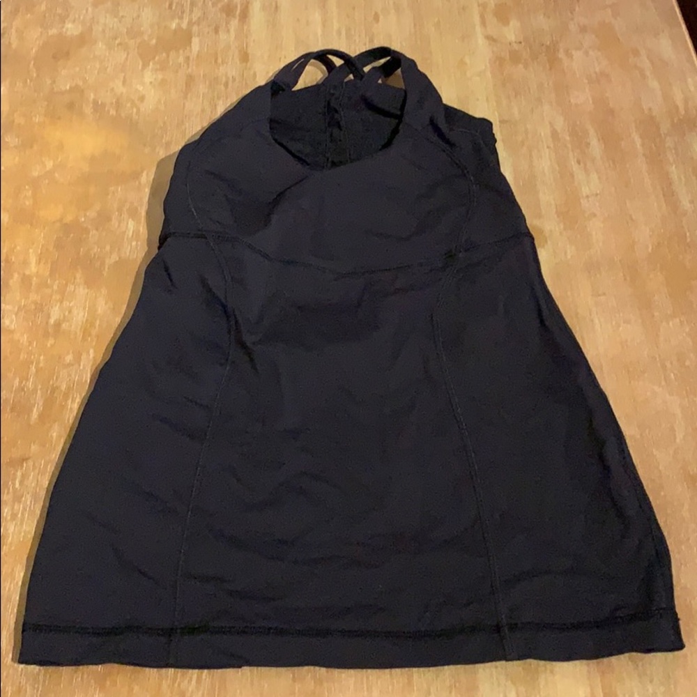 Black tank top